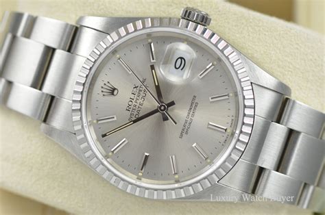 1991 rolex datejust stainless steel.